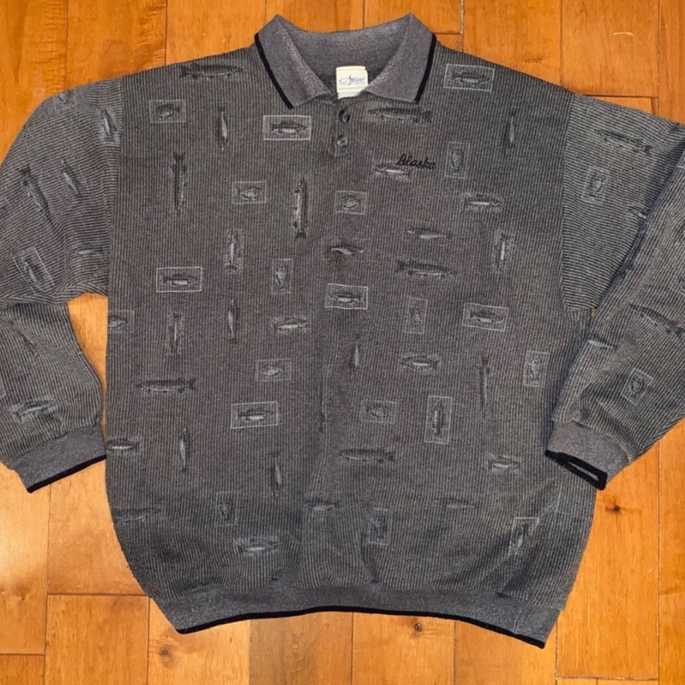 Vintage Alaska Henley
